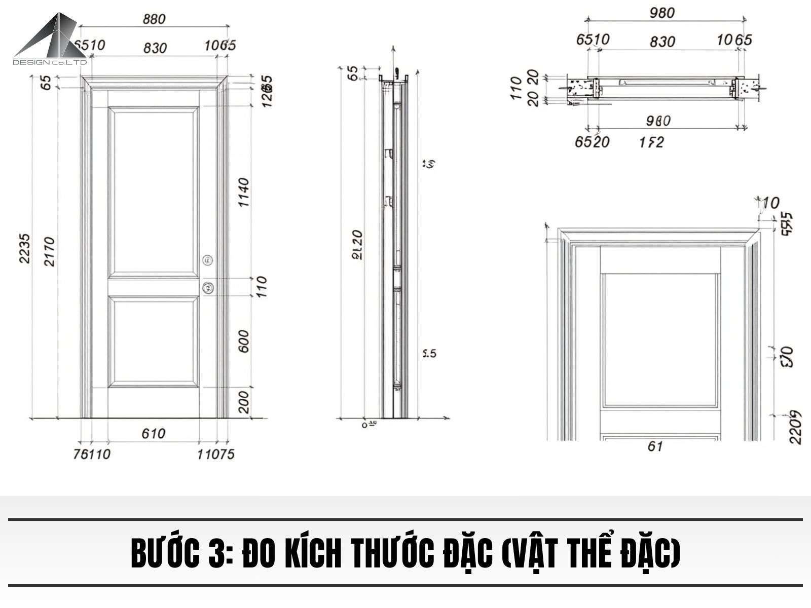 Bước 3: Đo kích thước đặc (vật thể đặc)
