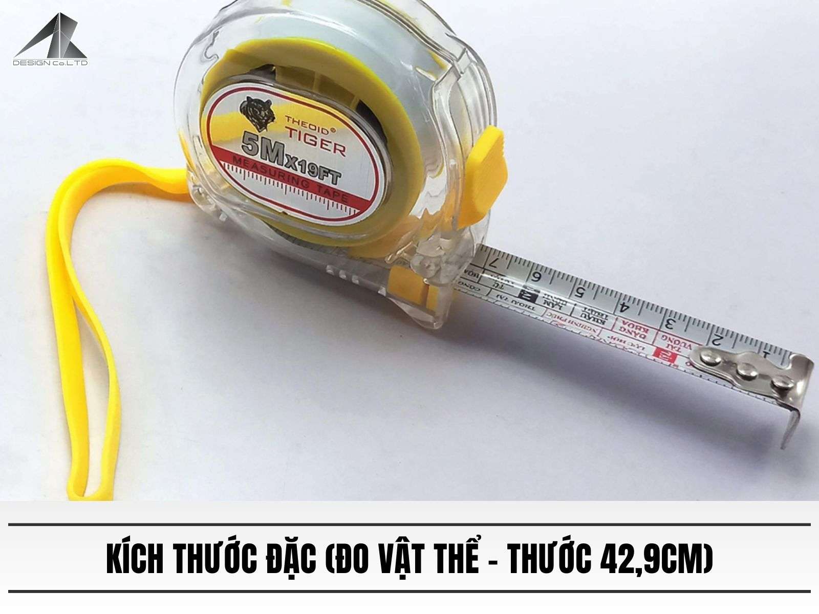 Kích thước đặc (đo vật thể - Thước 42,9cm)