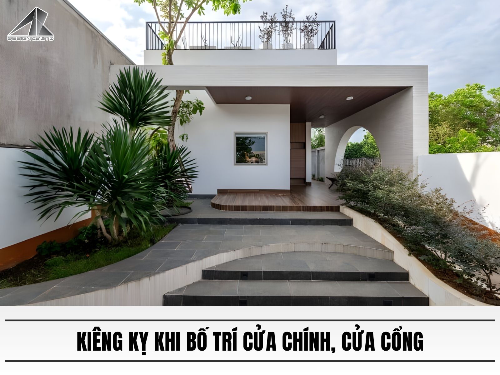 Kiêng kỵ khi bố trí cửa chính, cửa cổng