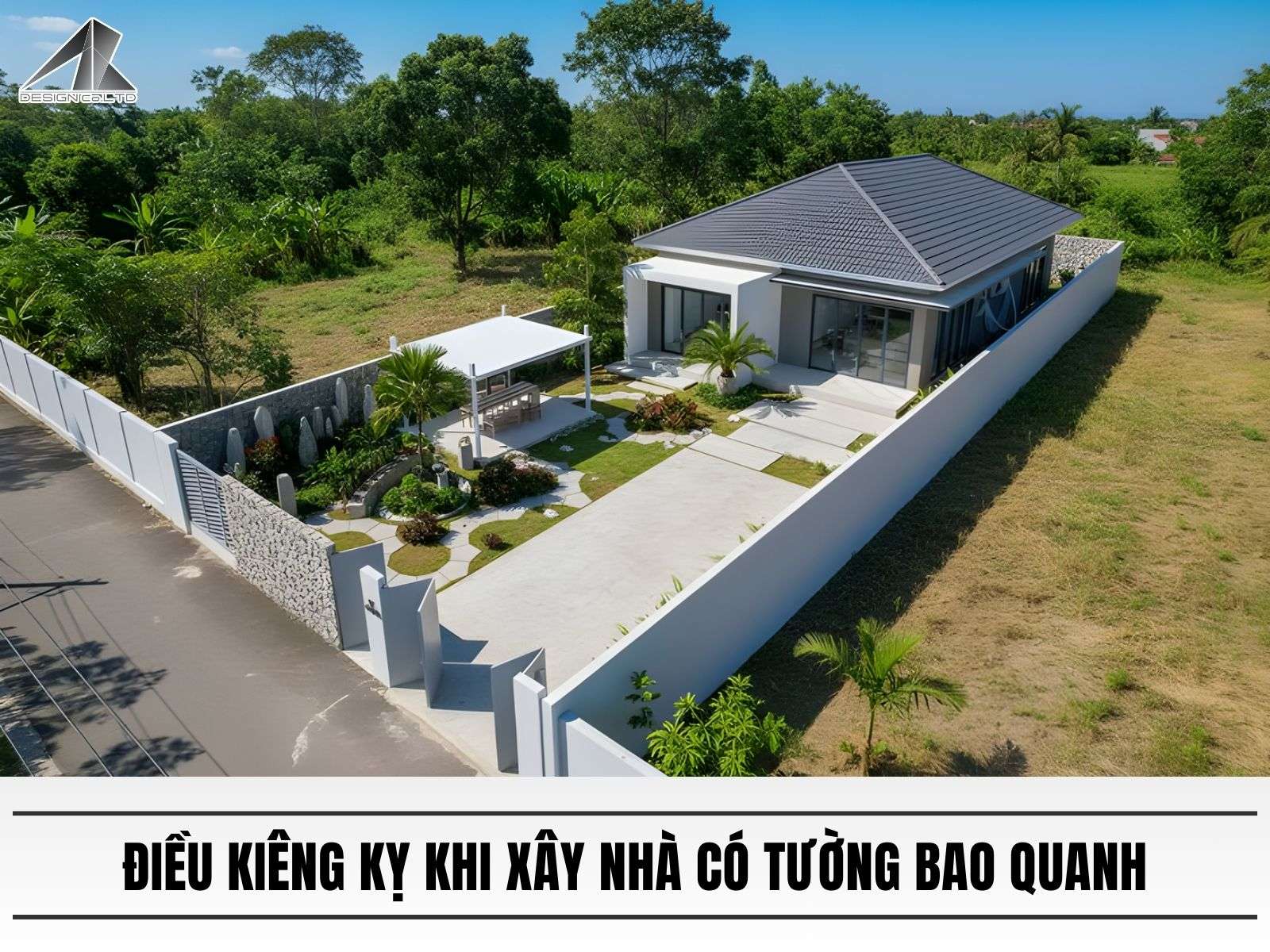 Điều kiêng kỵ khi xây nhà có tường bao quanh