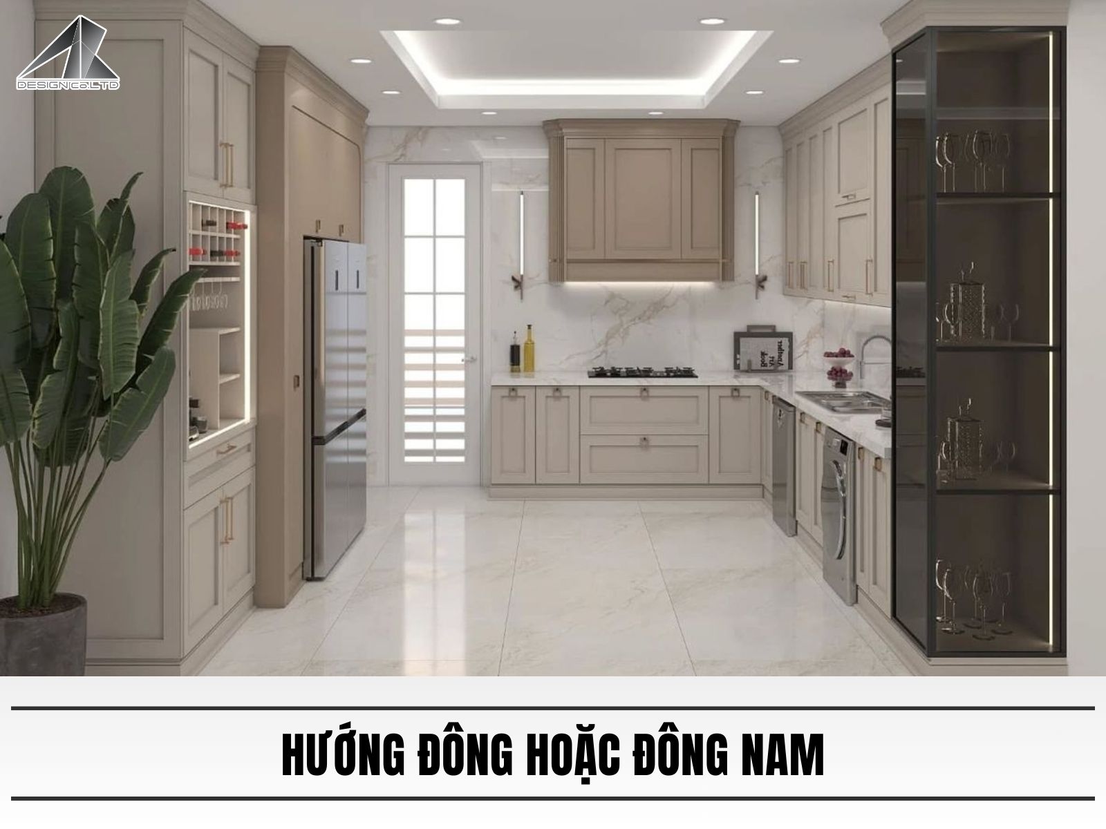 Hướng đông hoặc đông nam