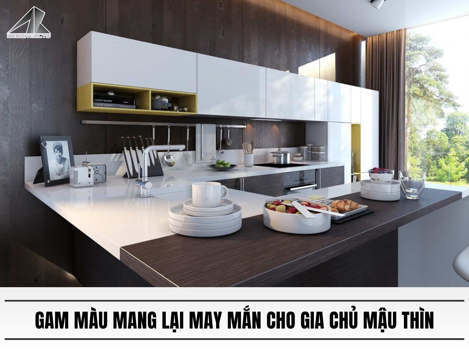 Gam màu mang lại may mắn cho gia chủ Mậu Thìn trong gian bếp