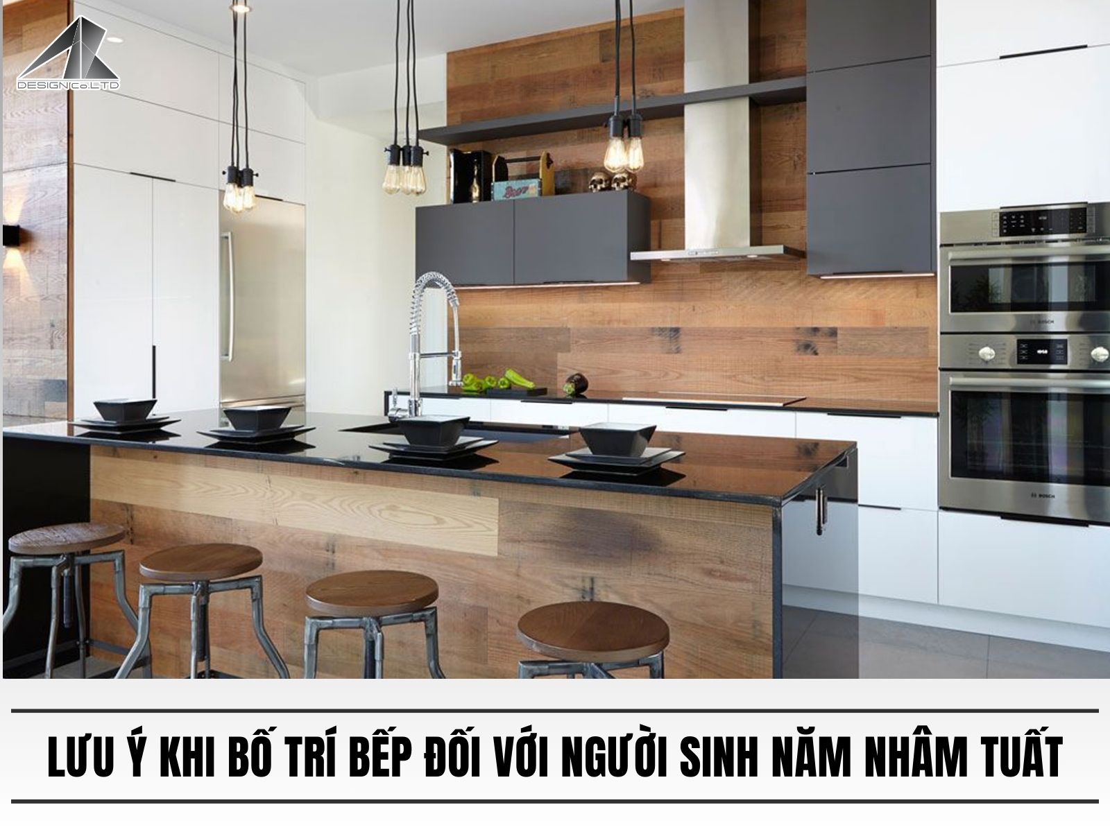 Lưu ý khi bố trí bếp đối với người sinh năm Nhâm Tuất