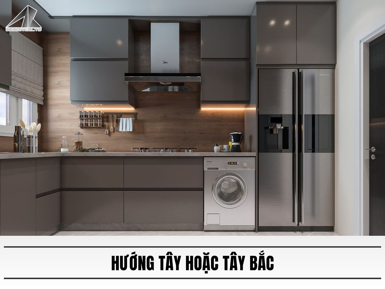 Hướng tây hoặc tây bắc