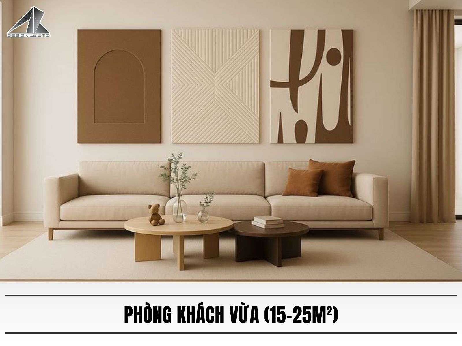 Phòng khách vừa (15-25m²)