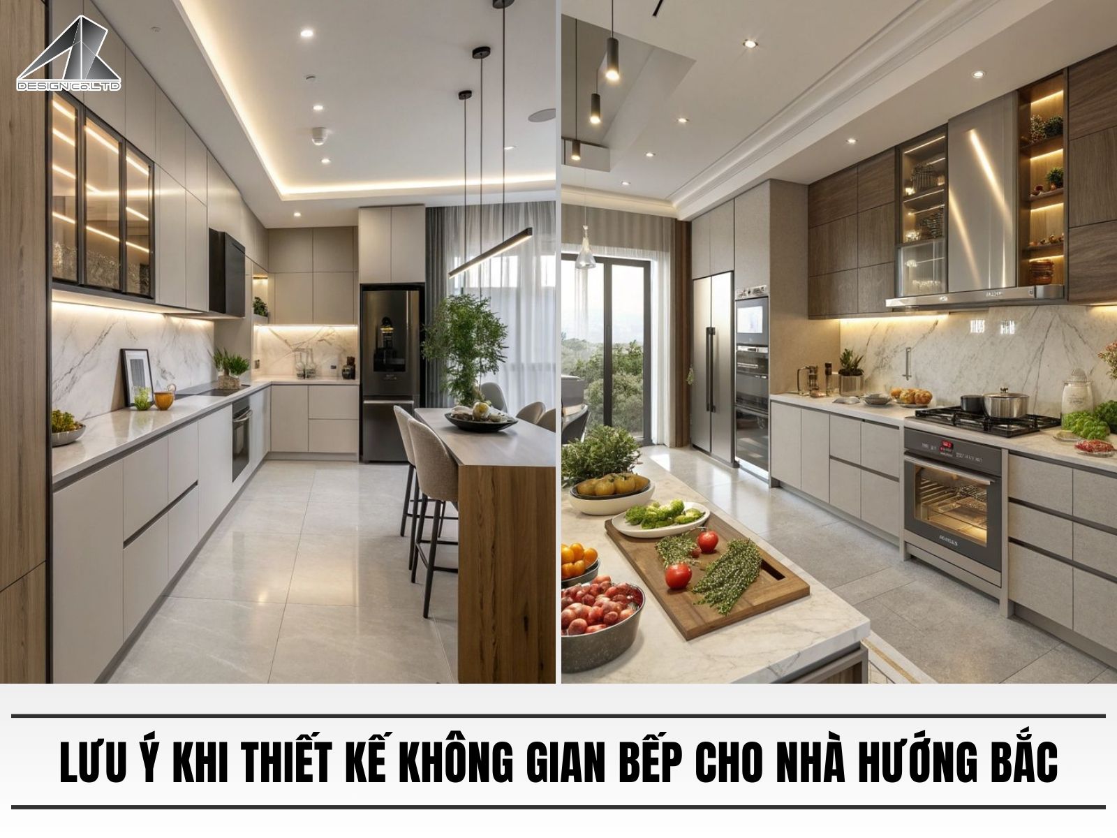 Lưu ý khi thiết kế không gian bếp cho nhà hướng bắc