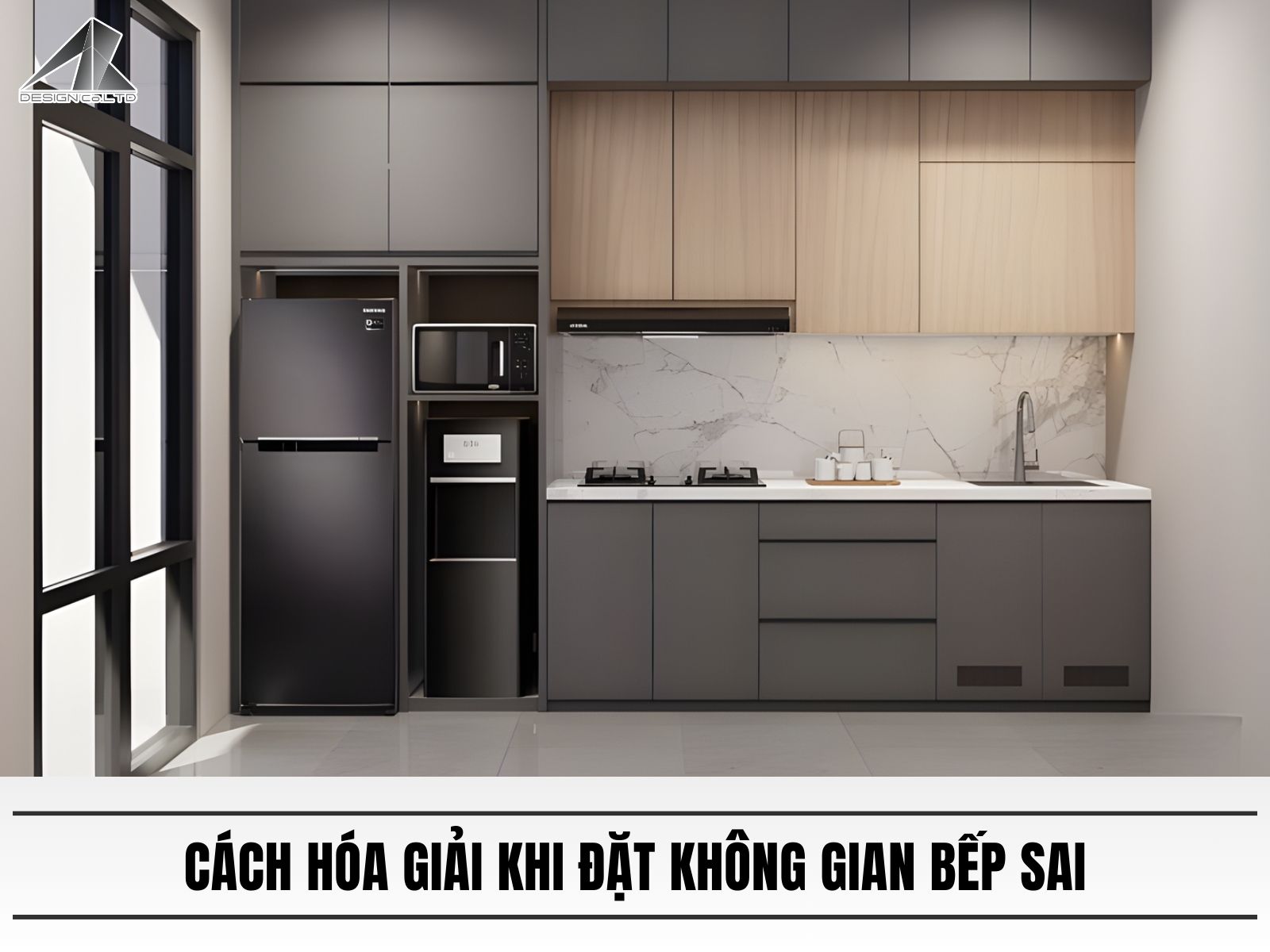 Cách hóa giải khi đặt không gian bếp sai cho nhà hướng bắc