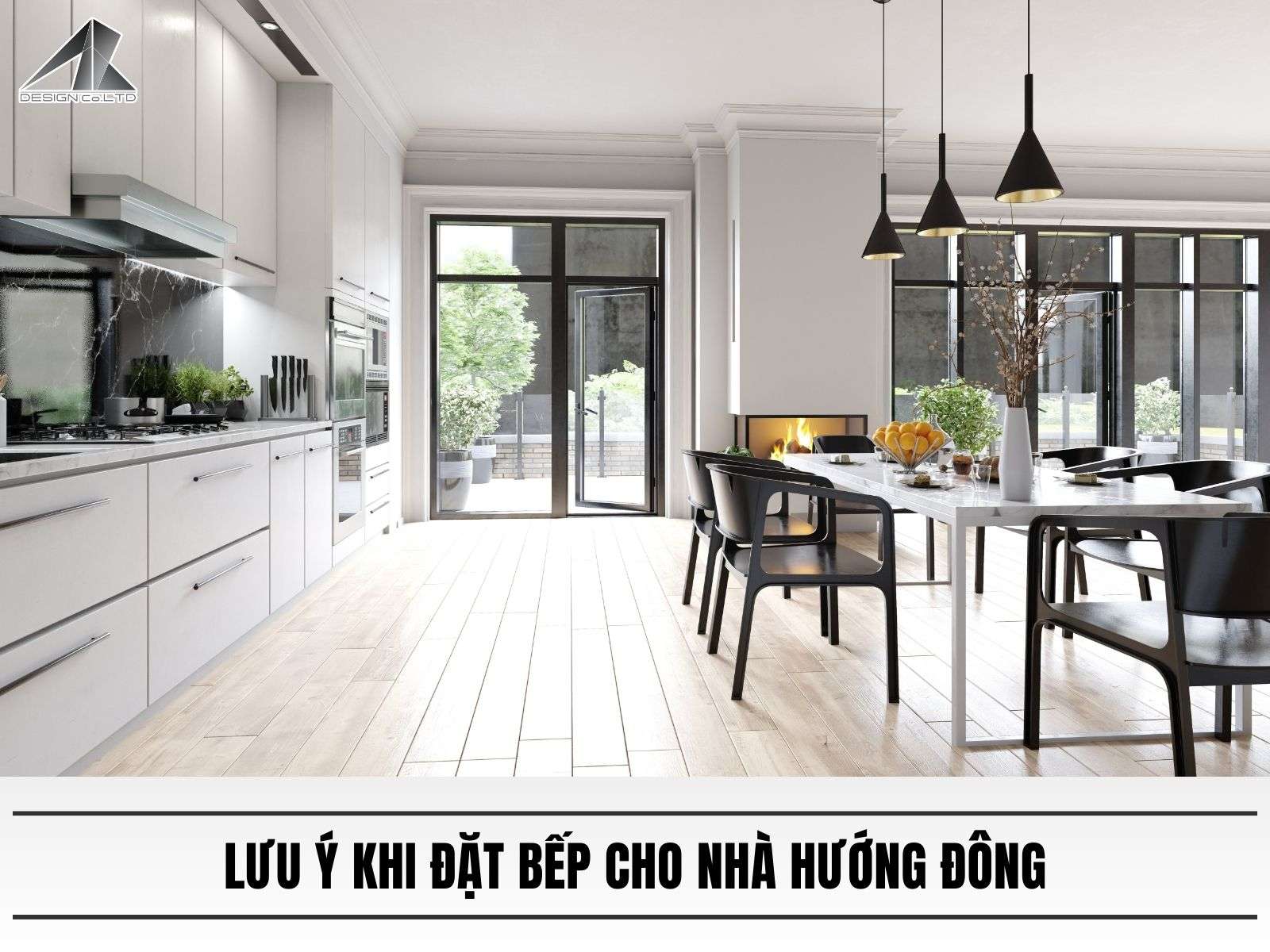 Lưu ý khi đặt bếp cho nhà hướng Đông