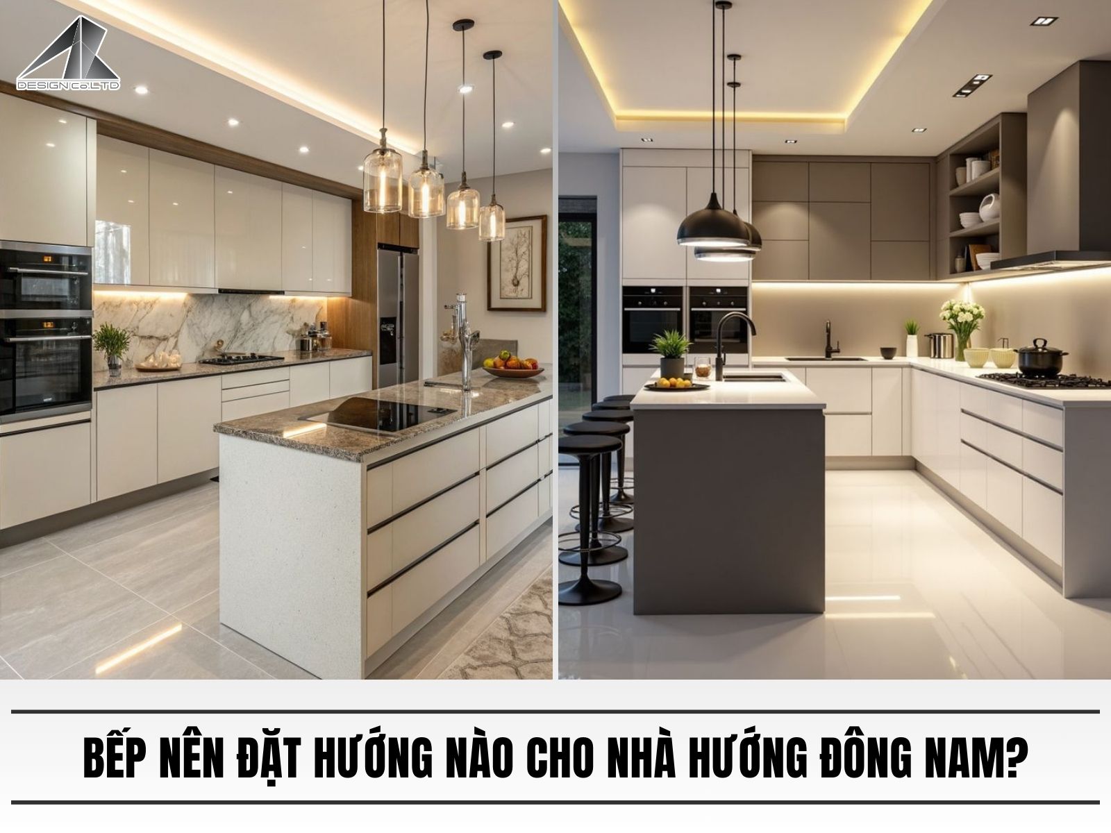 Bếp nên đặt hướng nào cho nhà hướng Đông Nam?
