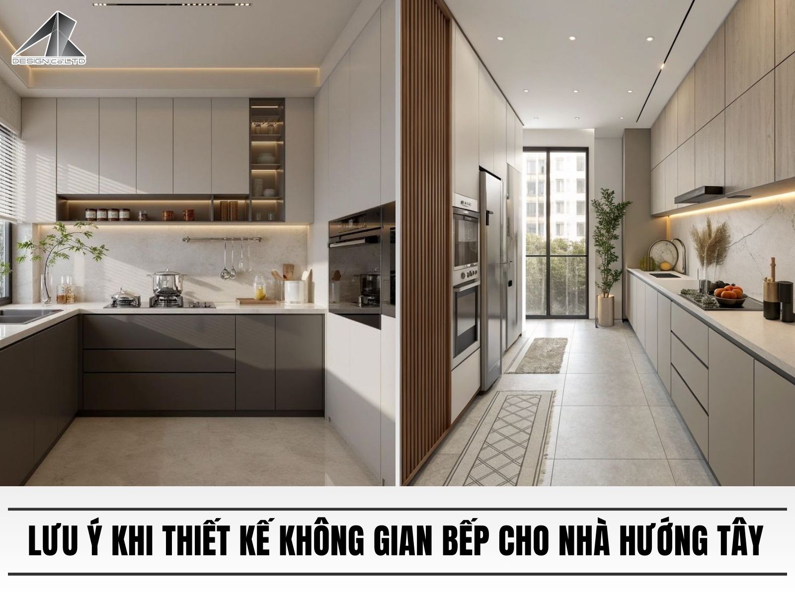 Lưu ý khi thiết kế không gian bếp cho nhà hướng tây