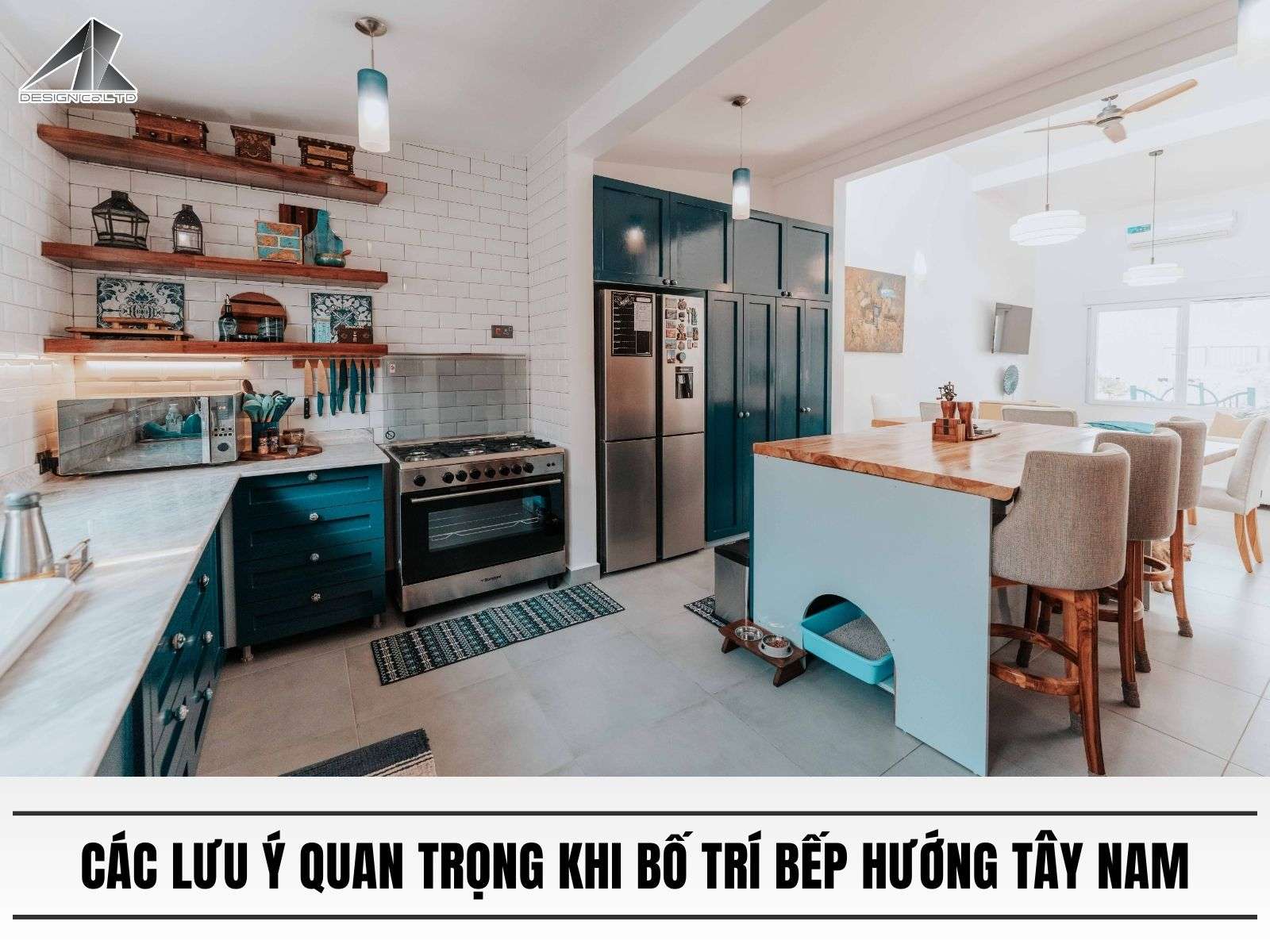 Các lưu ý quan trọng khi bố trí bếp trong nhà hướng Tây Nam