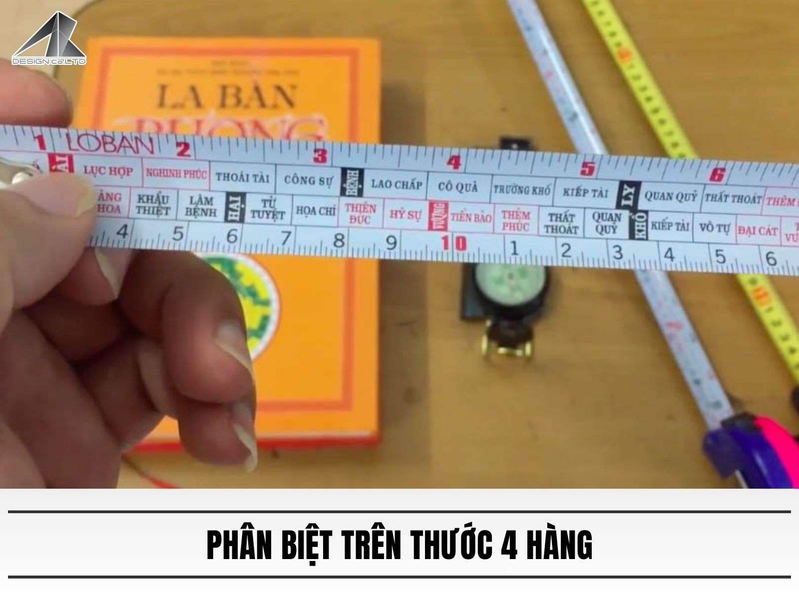 Phân biệt trên thước 4 hàng