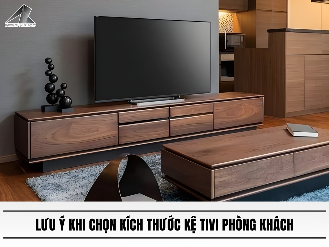 Luu y khi chon kich thuoc ke tivi phong khach