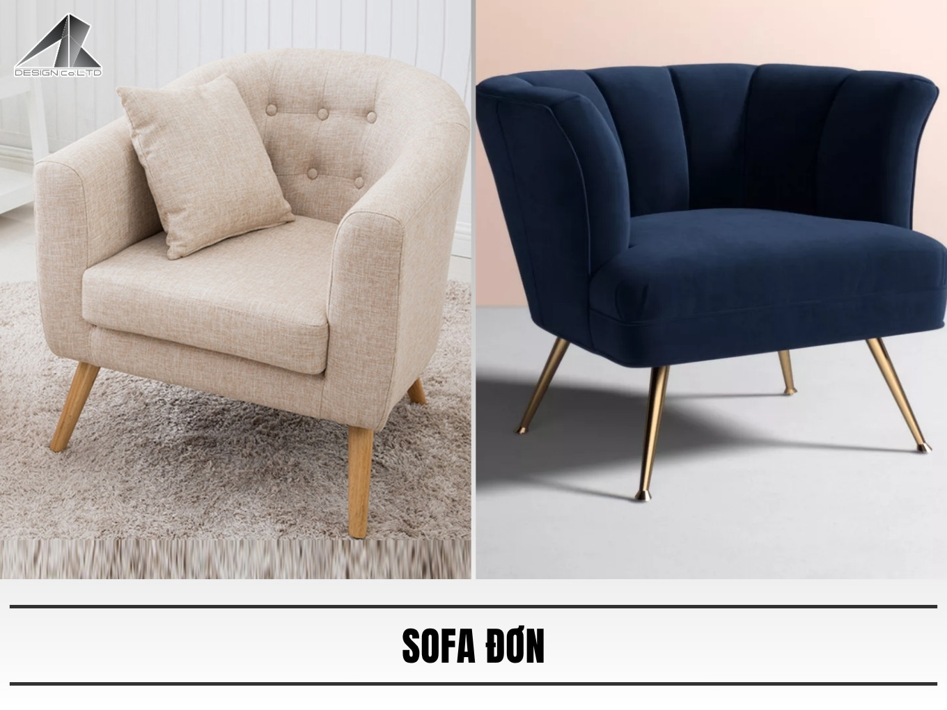 Kích thước sofa đơn