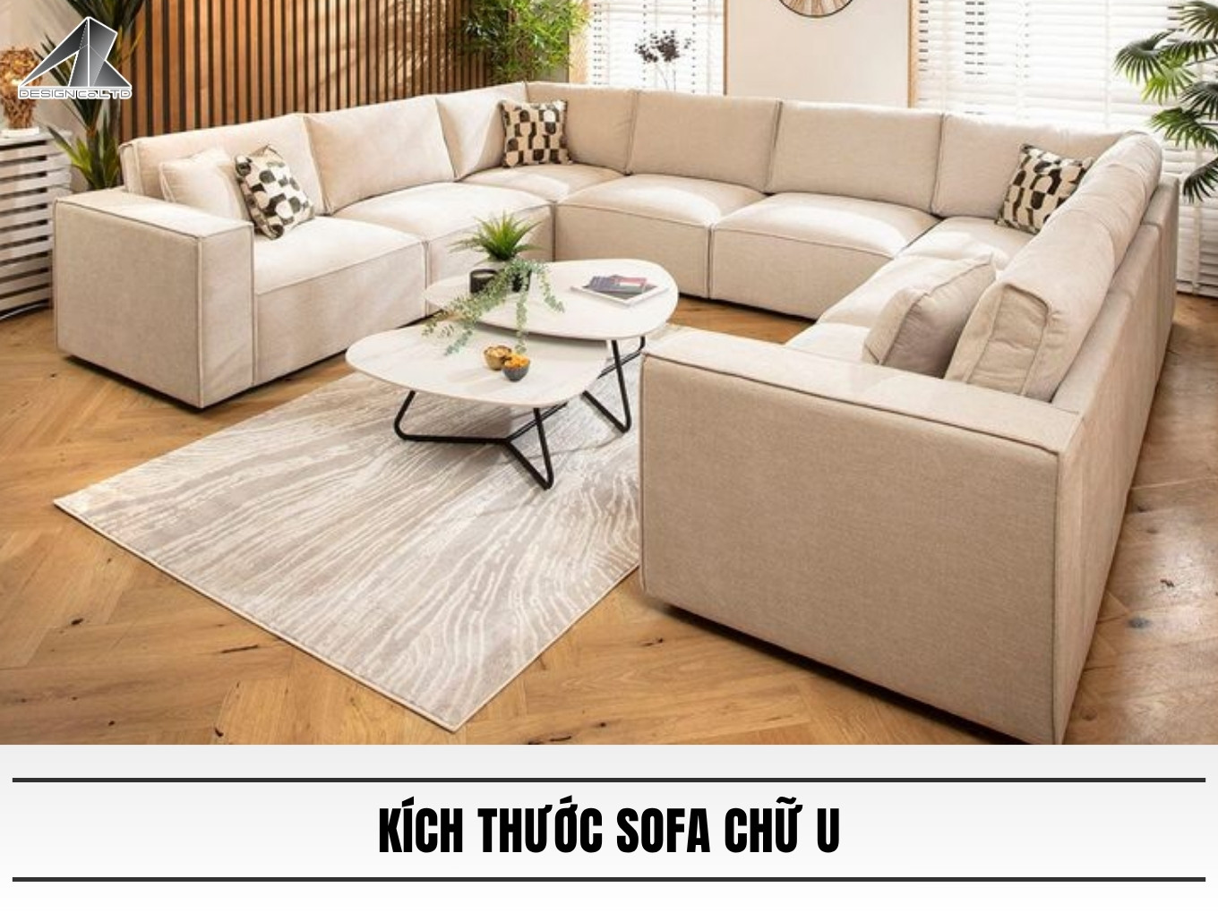 Kích thước sofa chữ U