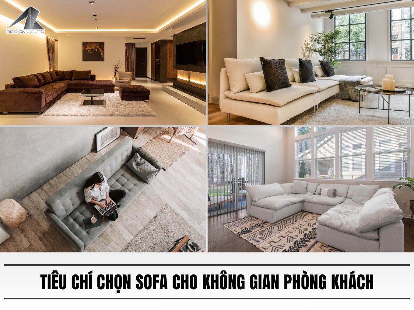 Tieu chi chon kich thuoc sofa​ phong khach