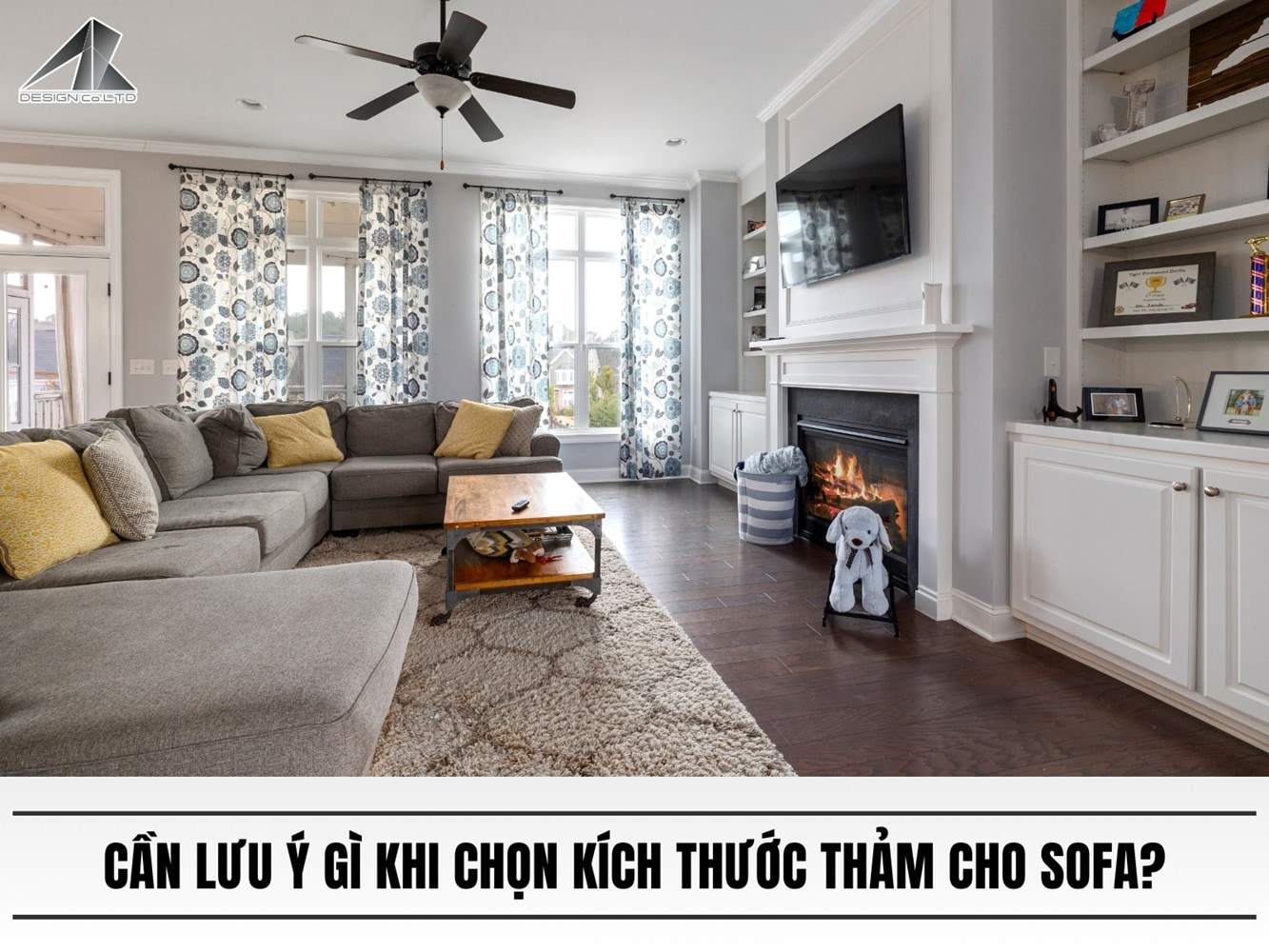 Cần lưu ý gì khi chọn kích thước thảm cho sofa?