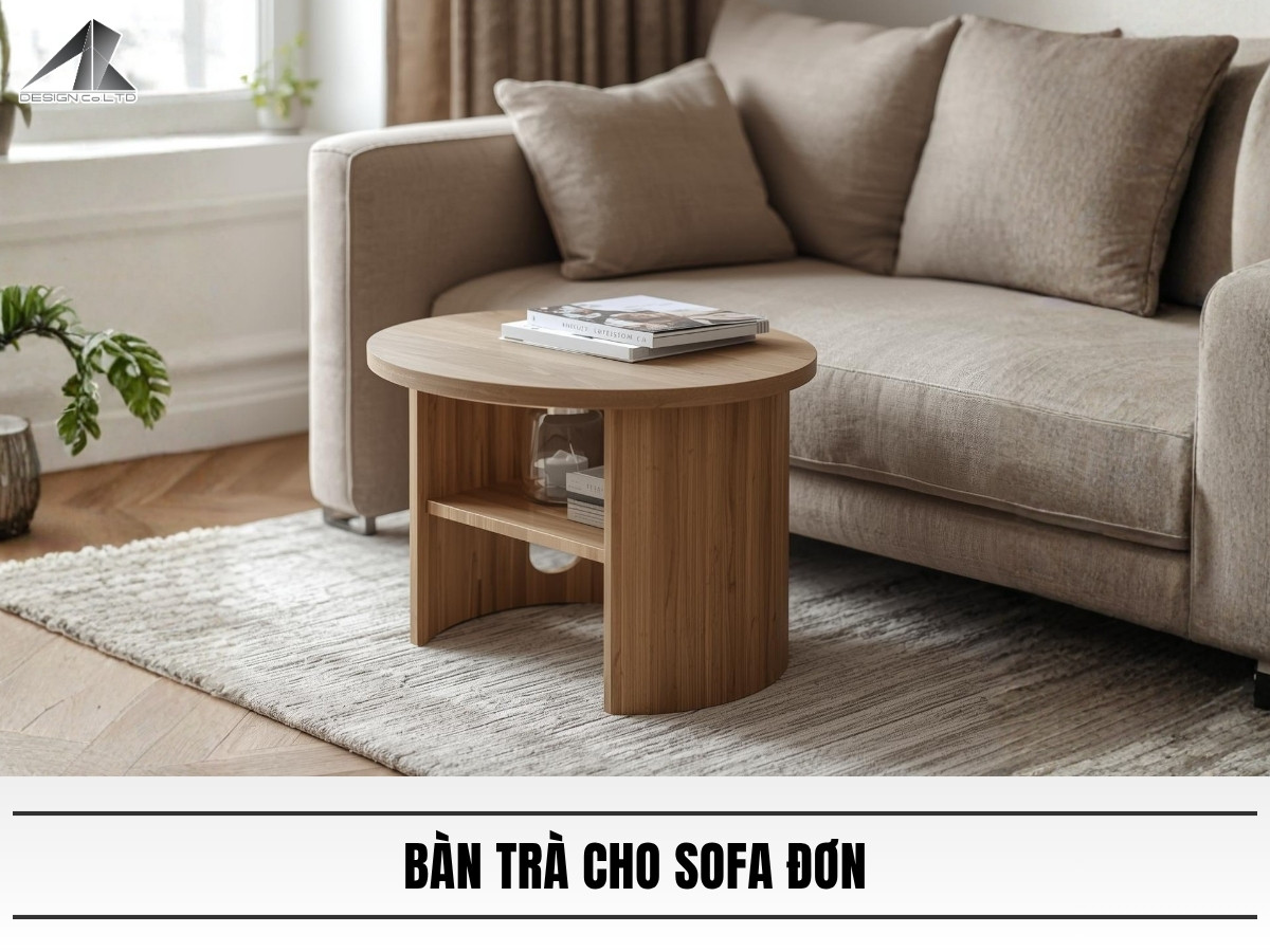 Bàn trà cho sofa đơn