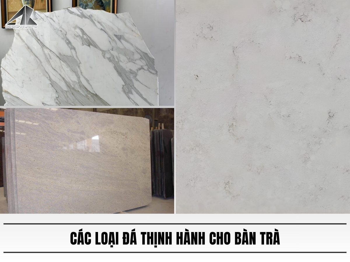 Các loại đá thịnh hành cho bàn trà