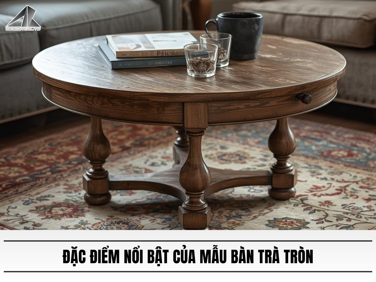 Đặc điểm nổi bật của mẫu bàn trà tròn