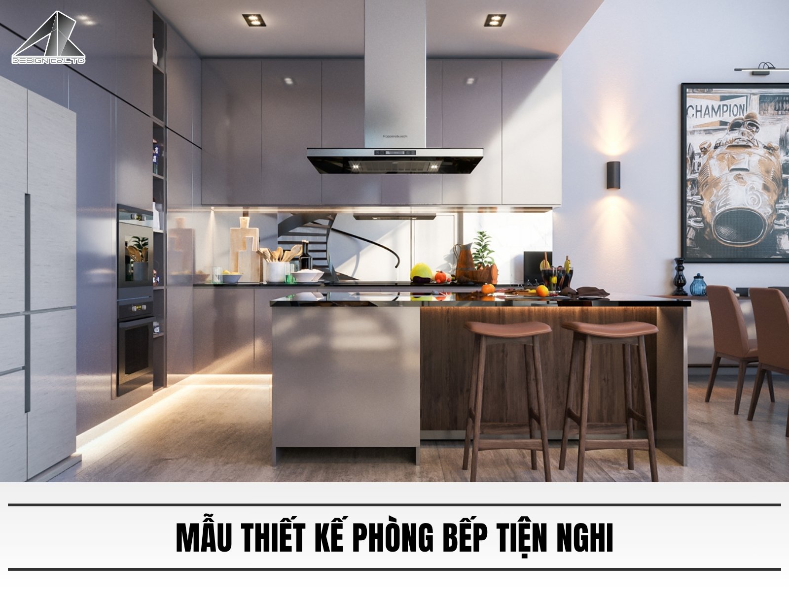Mau thiet ke phong bep tien nghi