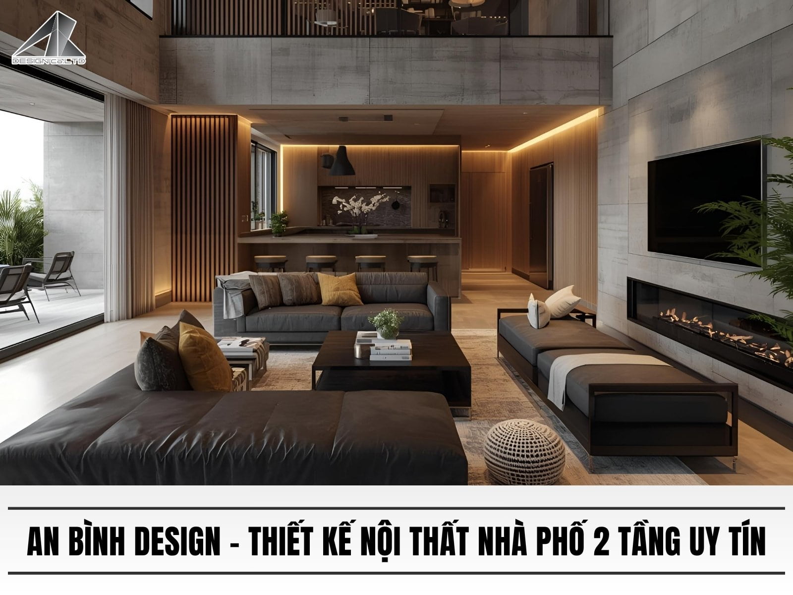 An Binh Design Chuyen thiet ke noi that nha pho 2 tang uy tin tai TPHCM
