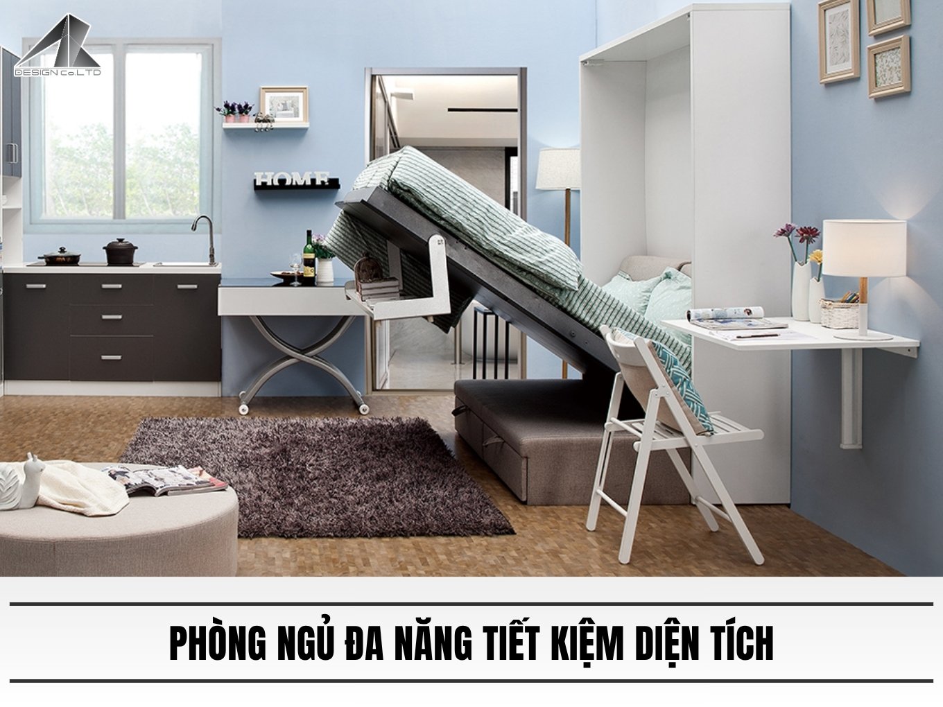 Phong ngu da nang tiet kiem dien tich