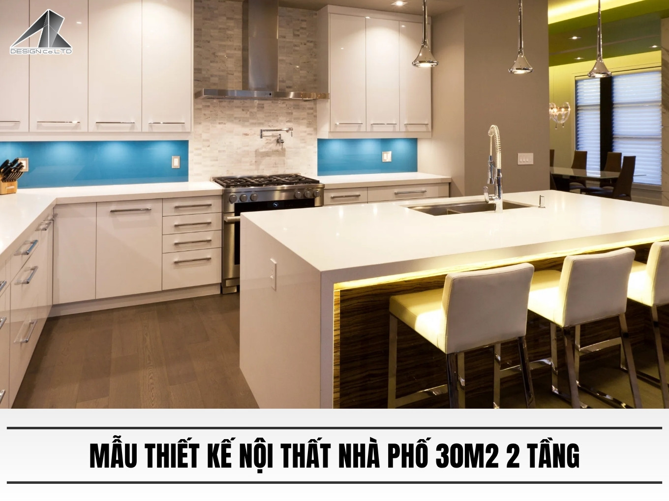 Mau thiet ke noi that nha pho 30m2 2 tang