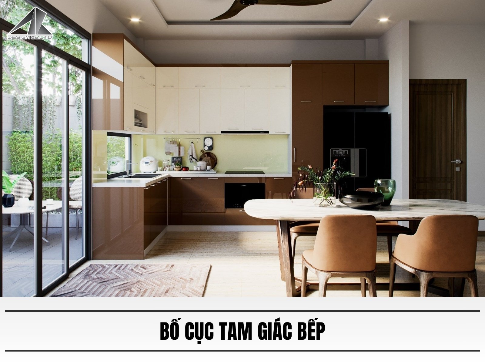 Bố cục tam giác bếp