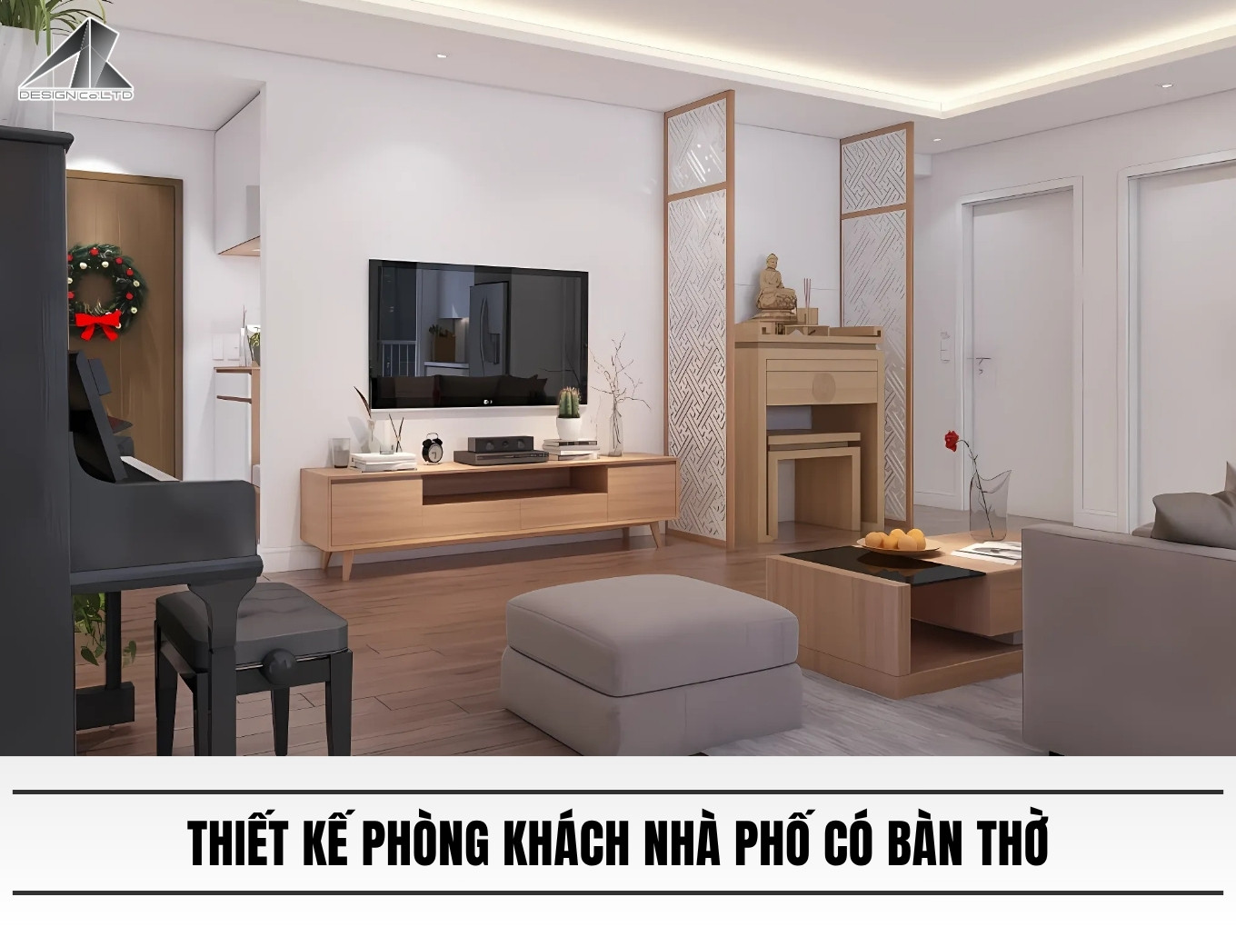Thiet ke phong khach nha pho co ban tho