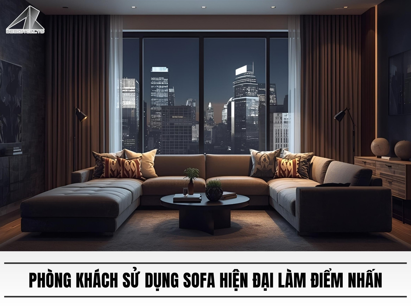 Su dung sofa hien dai lam diem nhan