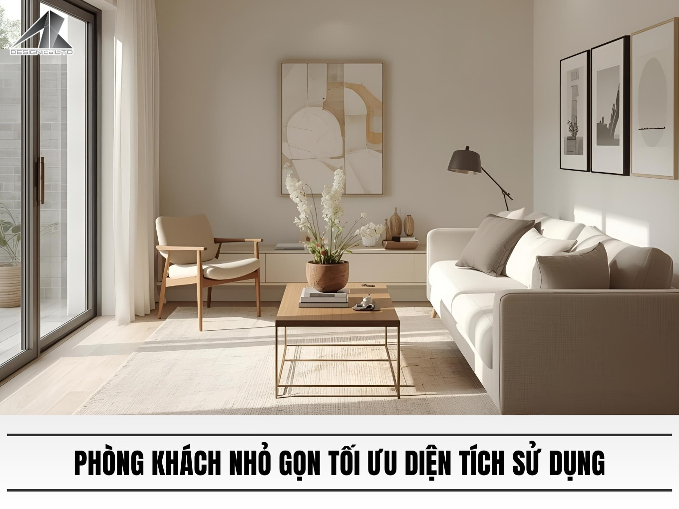 Thiet ke phong khach nho gon toi uu dien tich su dung