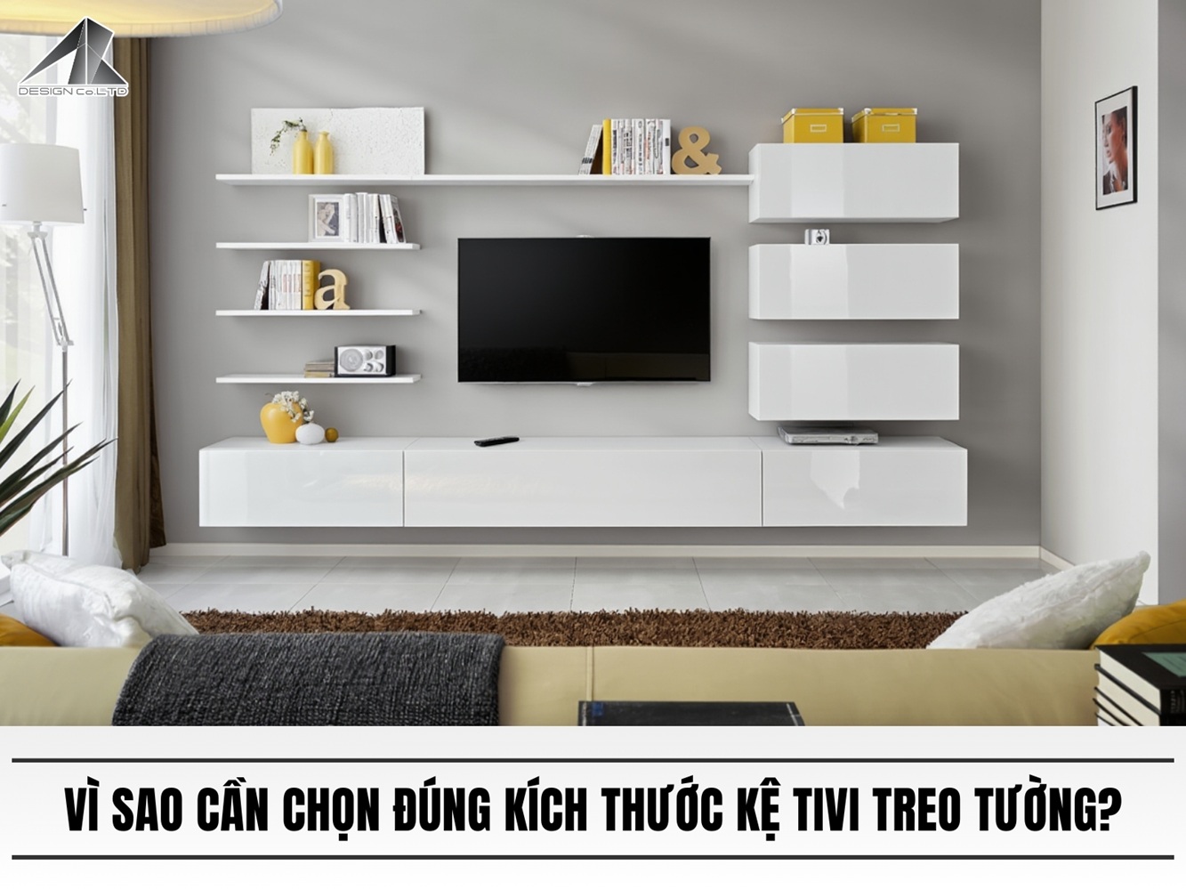 vi sao can chon dung kich thuoc ke tivi treo tuong