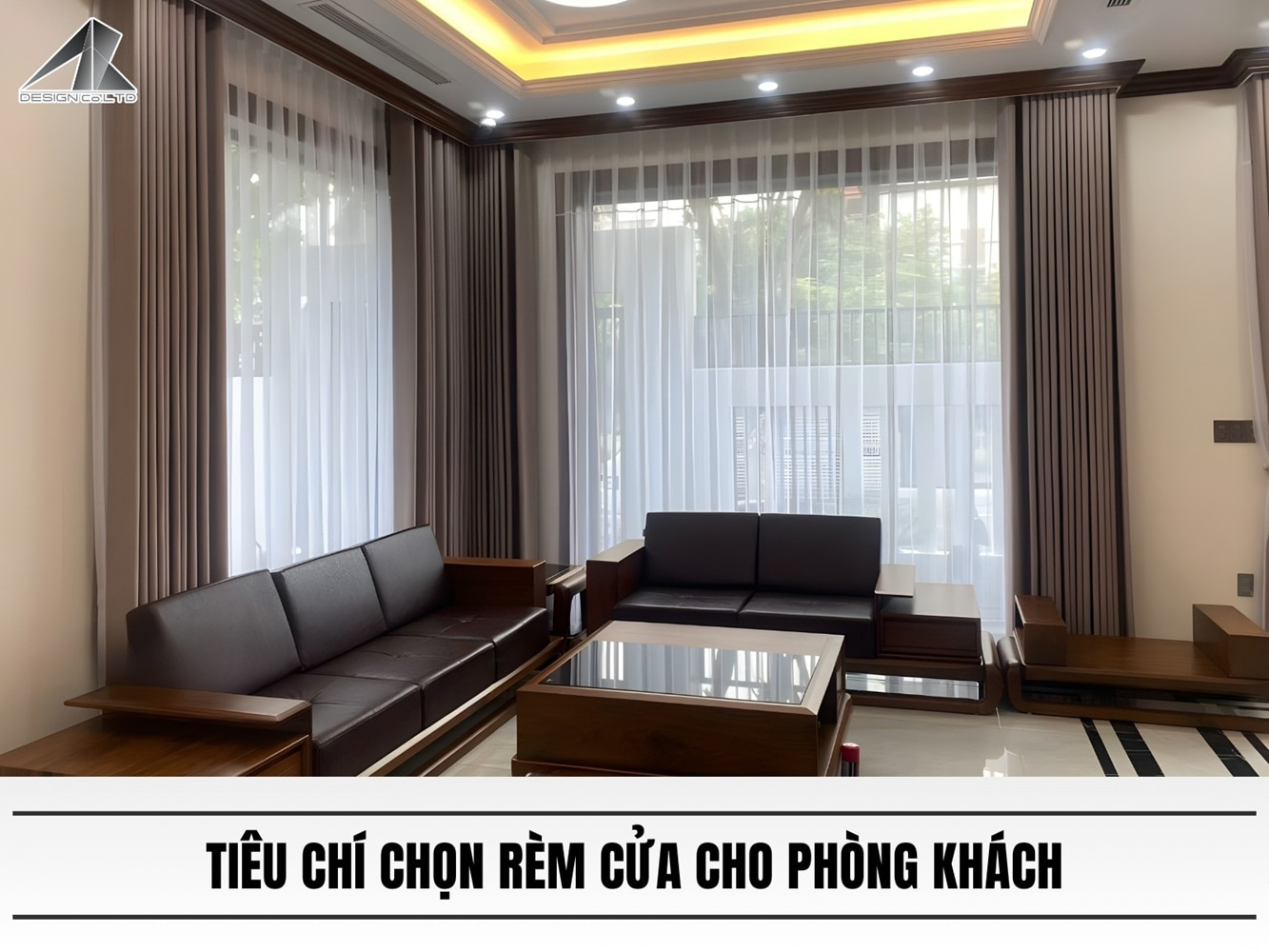 tiêu chí chọn rèm cửa cho phòng khách