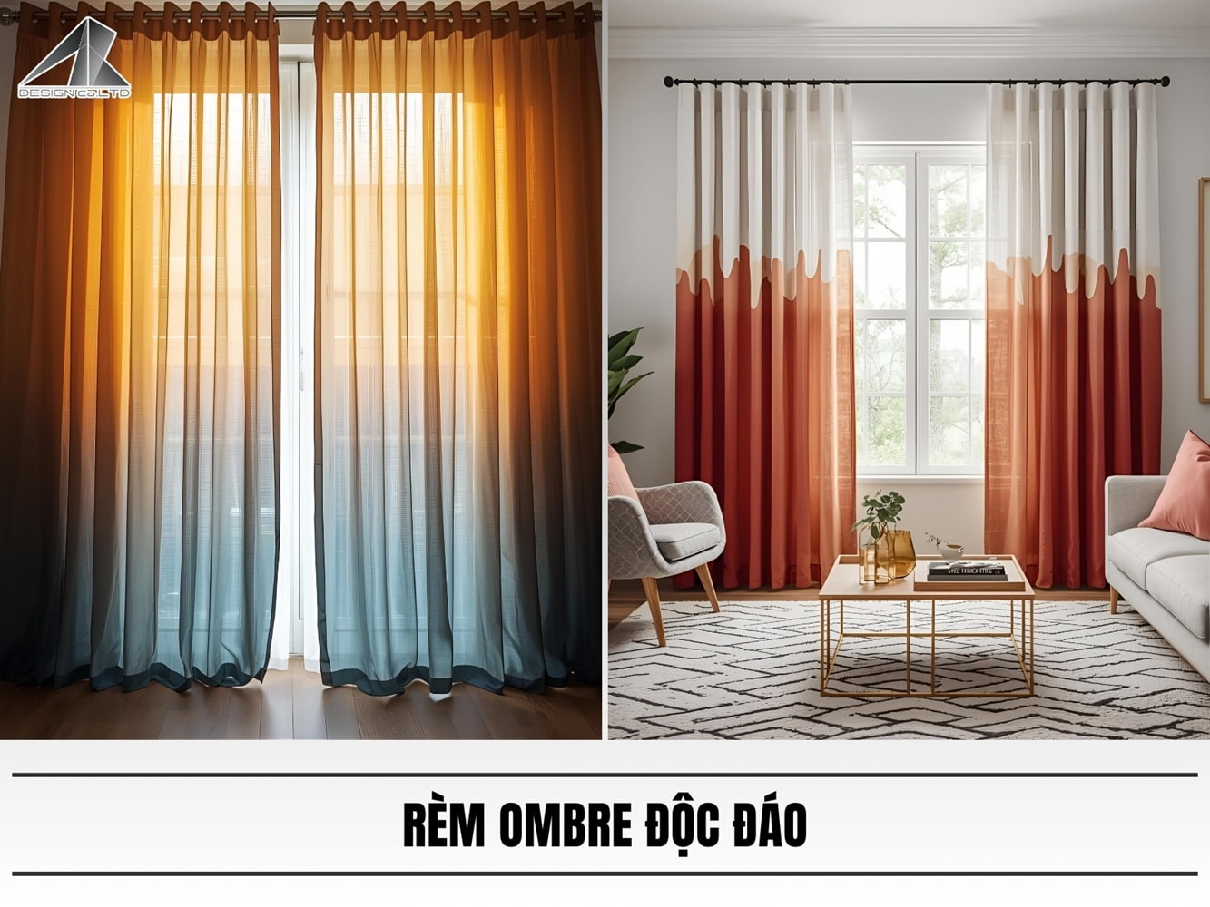 Rèm ombre độc đáo
