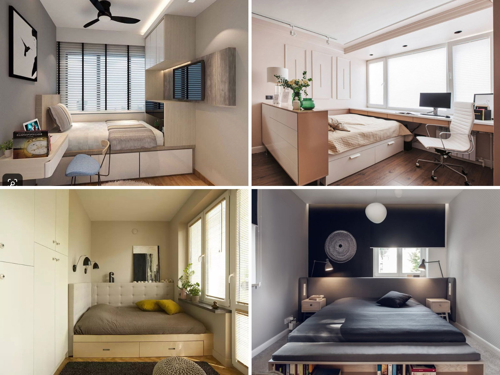 thiết kế nội thất phòng ngủ nhỏ