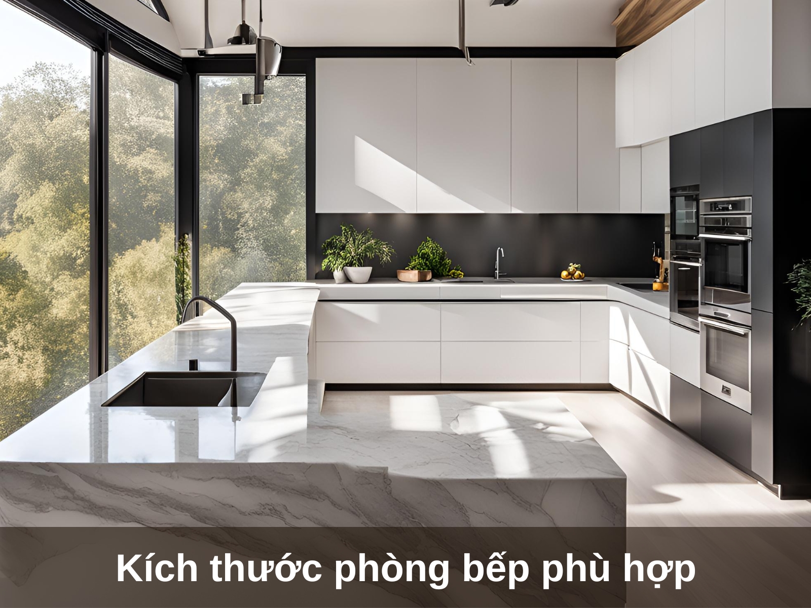 Kich thuoc phong bep phu hop