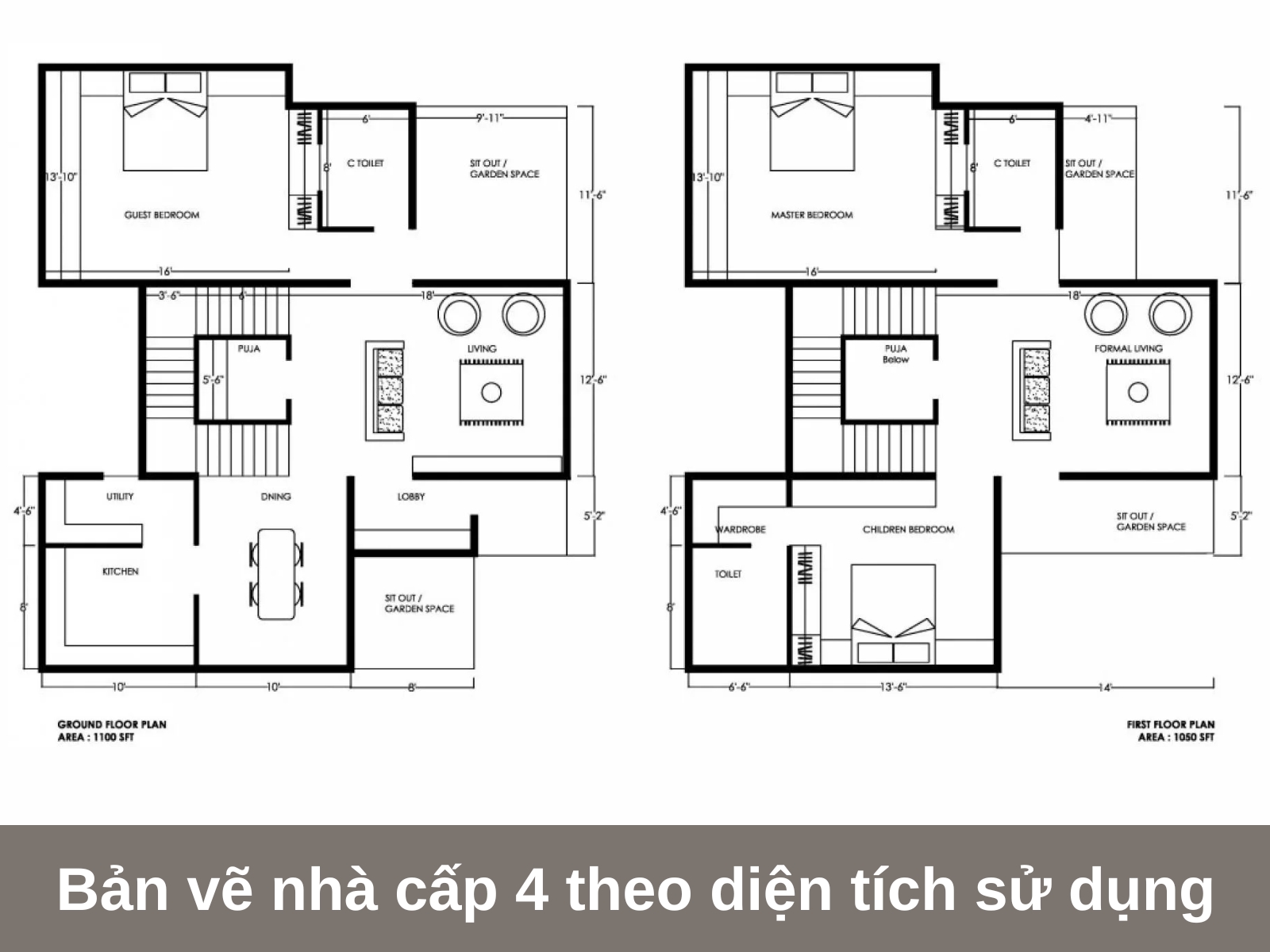 ban ve nha cap 4 theo dien tich su dung