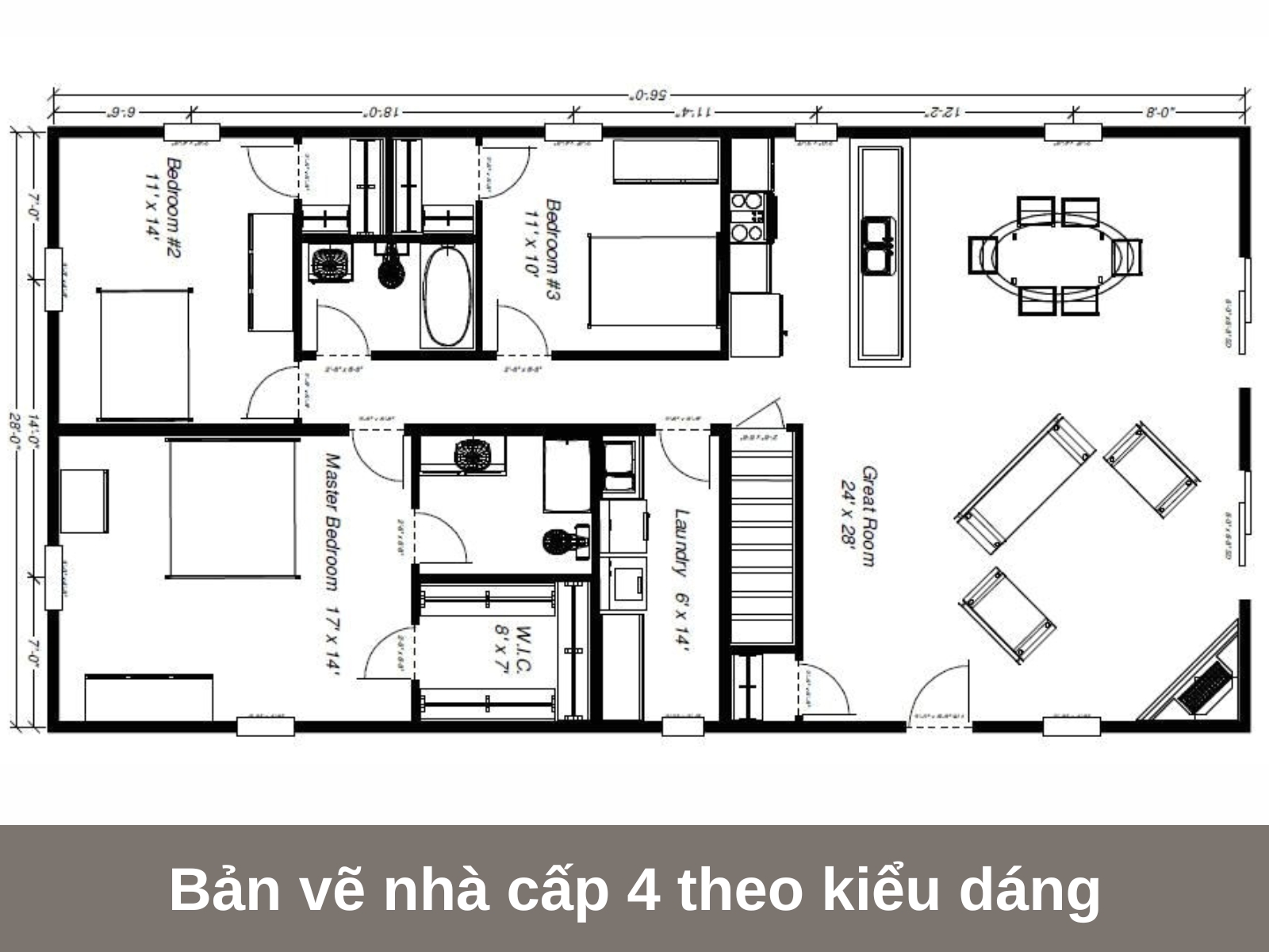 ban ve nha cap 4 theo kieu dang