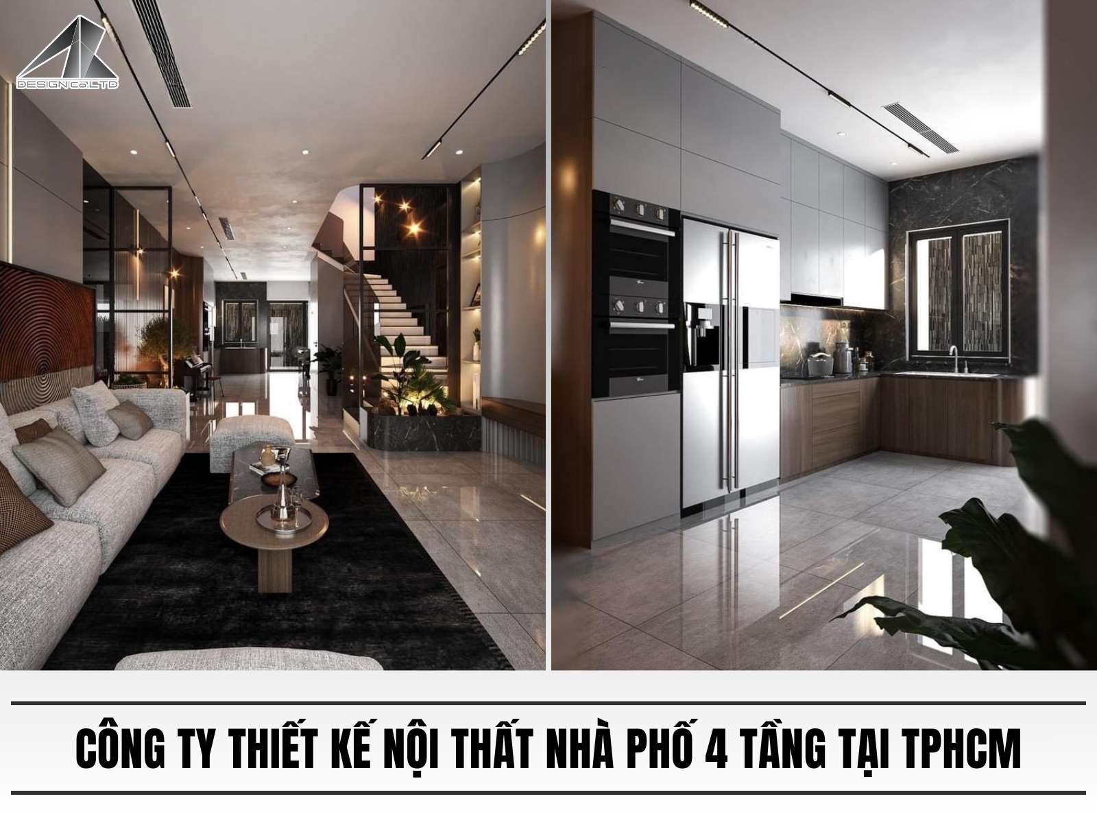 Cong ty thiet ke noi that nha pho 4 tang chuyen nghiep tai TPHCM