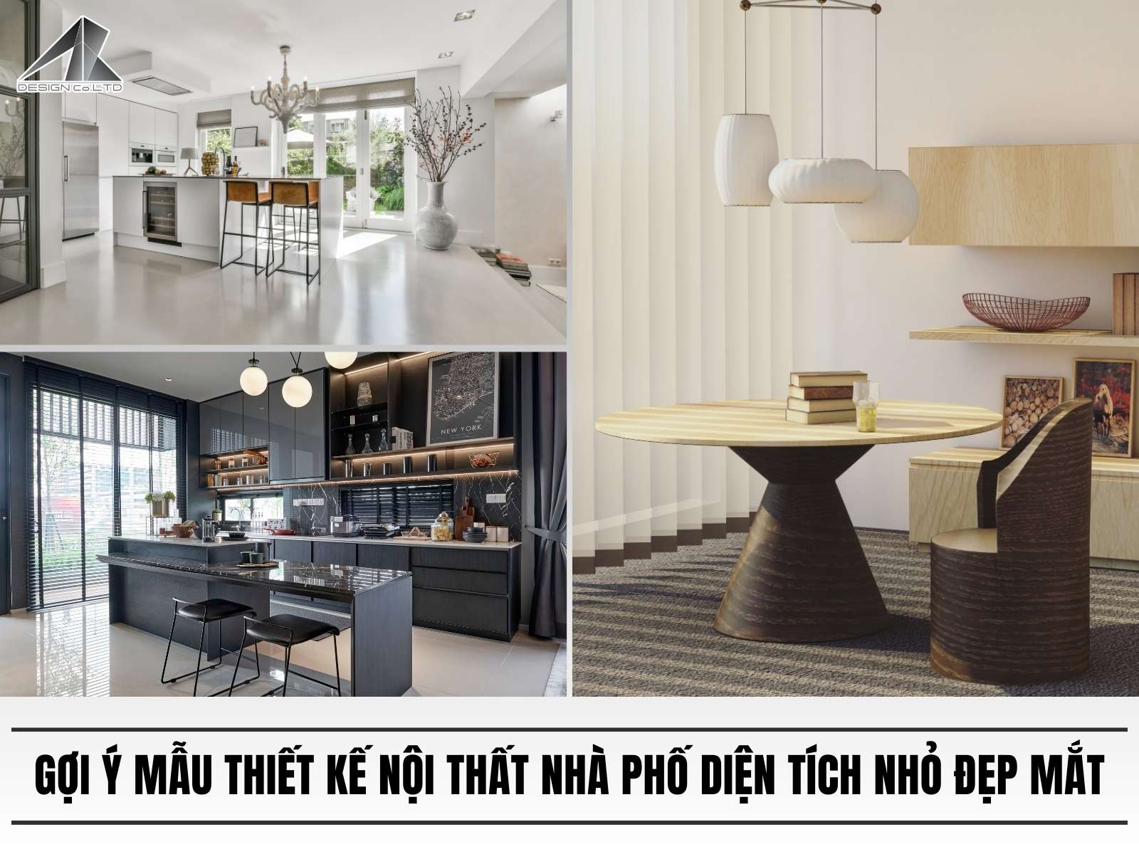 Goi y 5 mau thiet ke noi that nha pho dien tich nho dep mat sang trong