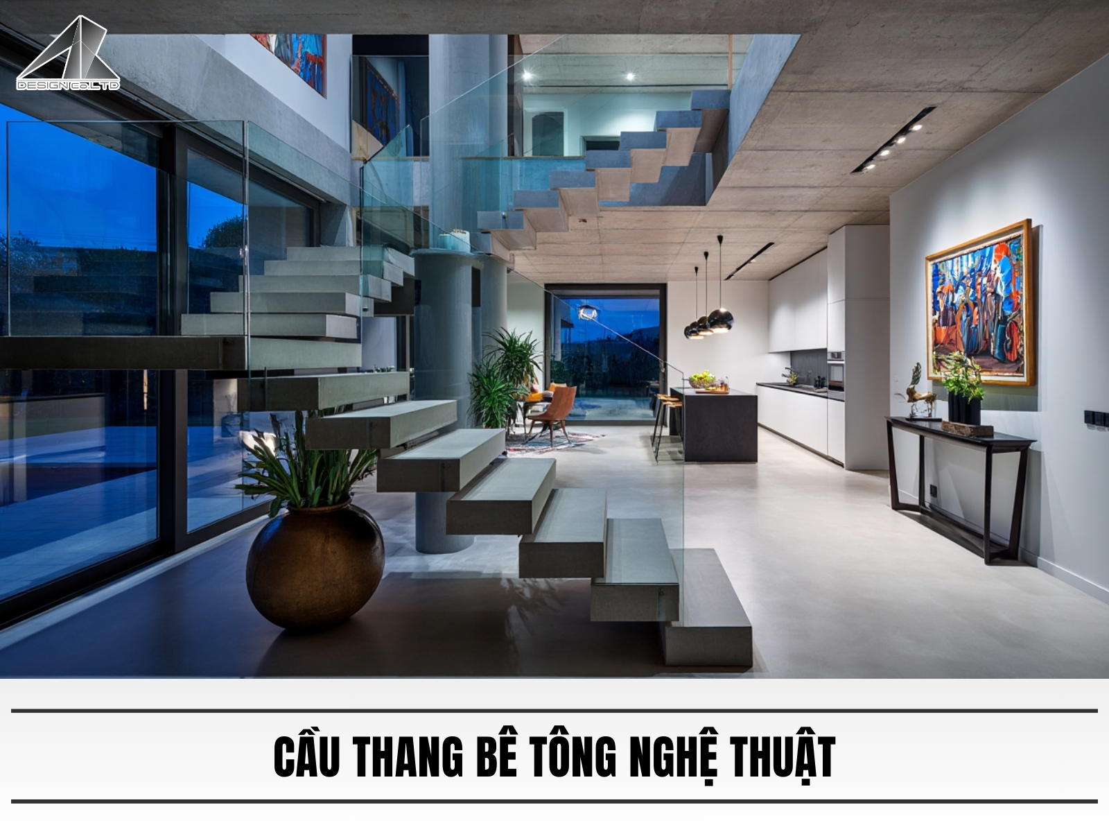 Cau thang be tong nghe thuat