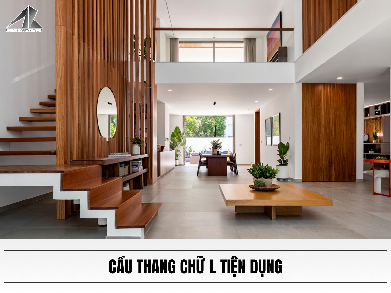 Cau thang chu L tien dung