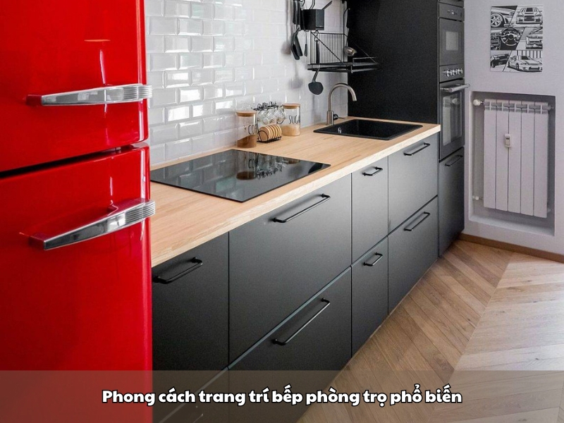 phong cach trang tri bep phong tro pho bien