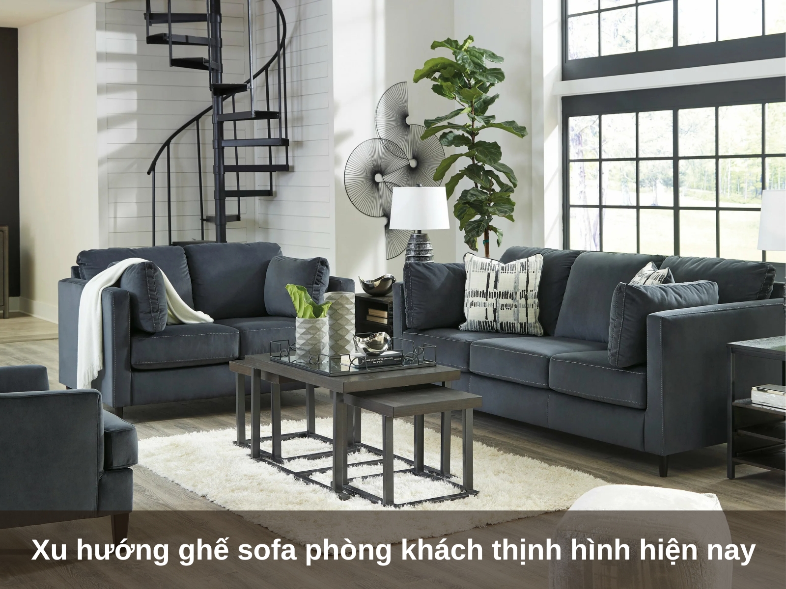 Xu huong ghe sofa phong khach thinh hinh hien nay