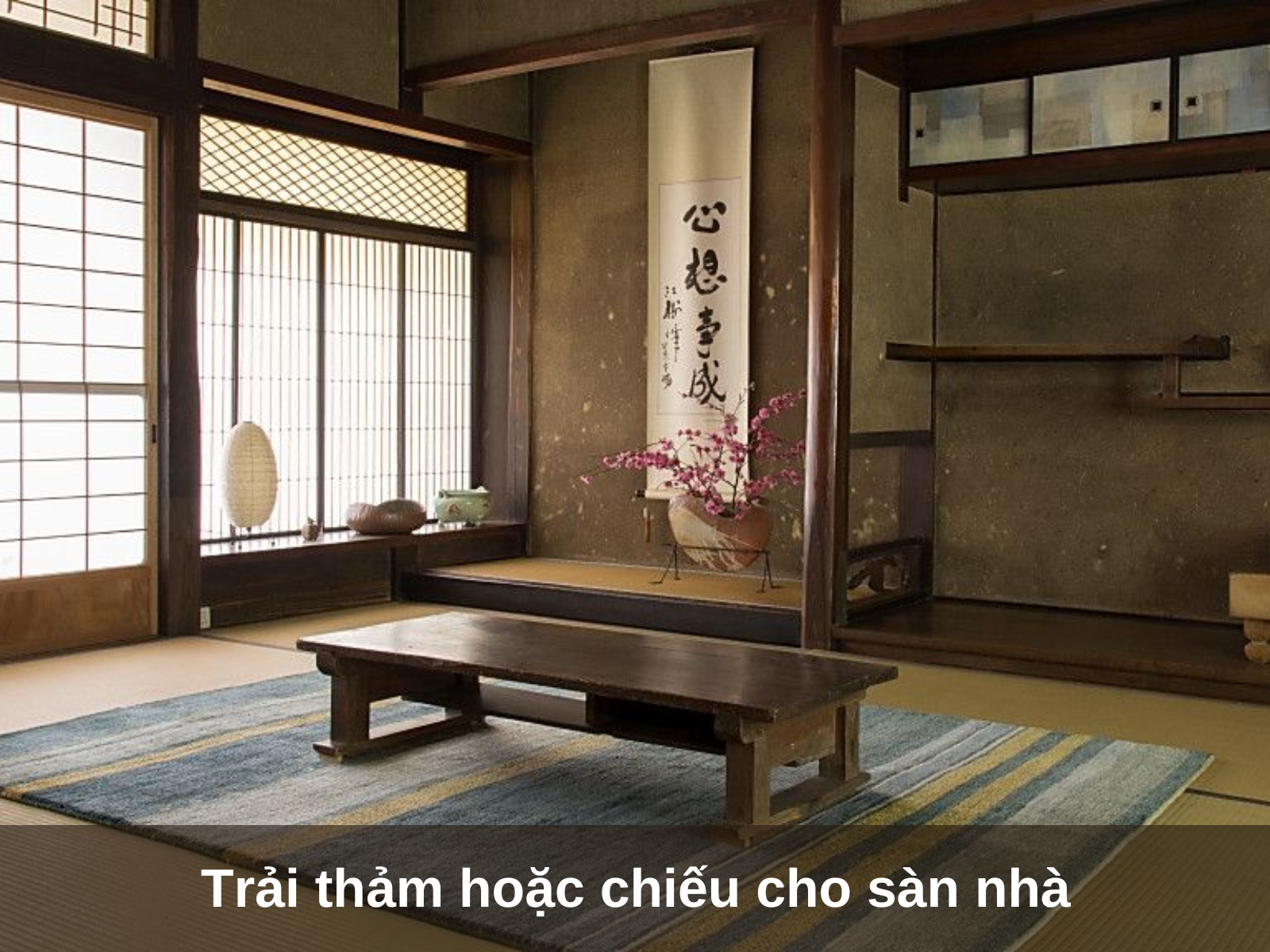 Trai tham hoac chieu cho san nha