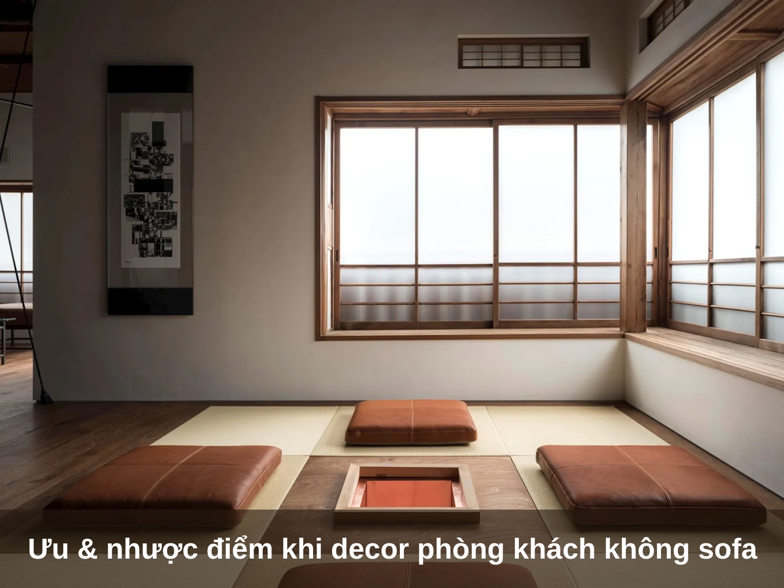 Uu nhuoc diem khi decor phong khach khong sofa