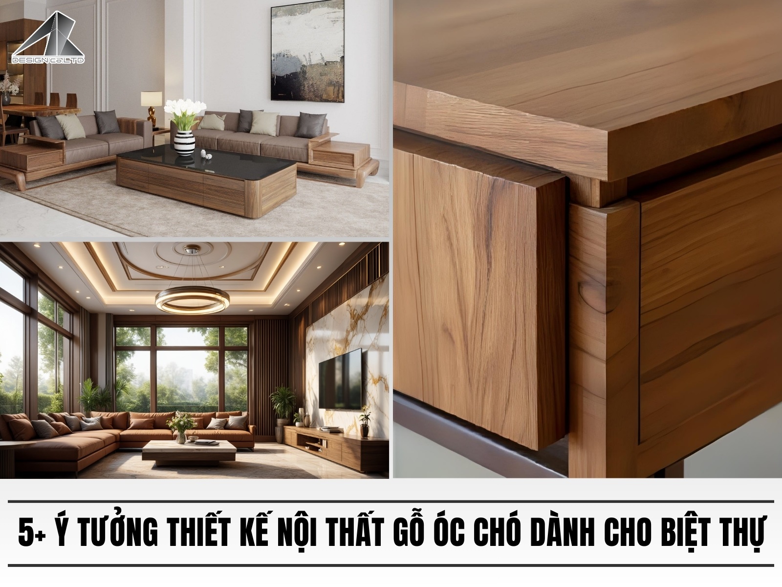 5+ y tuong thiet ke noi that go oc cho danh cho biet thu