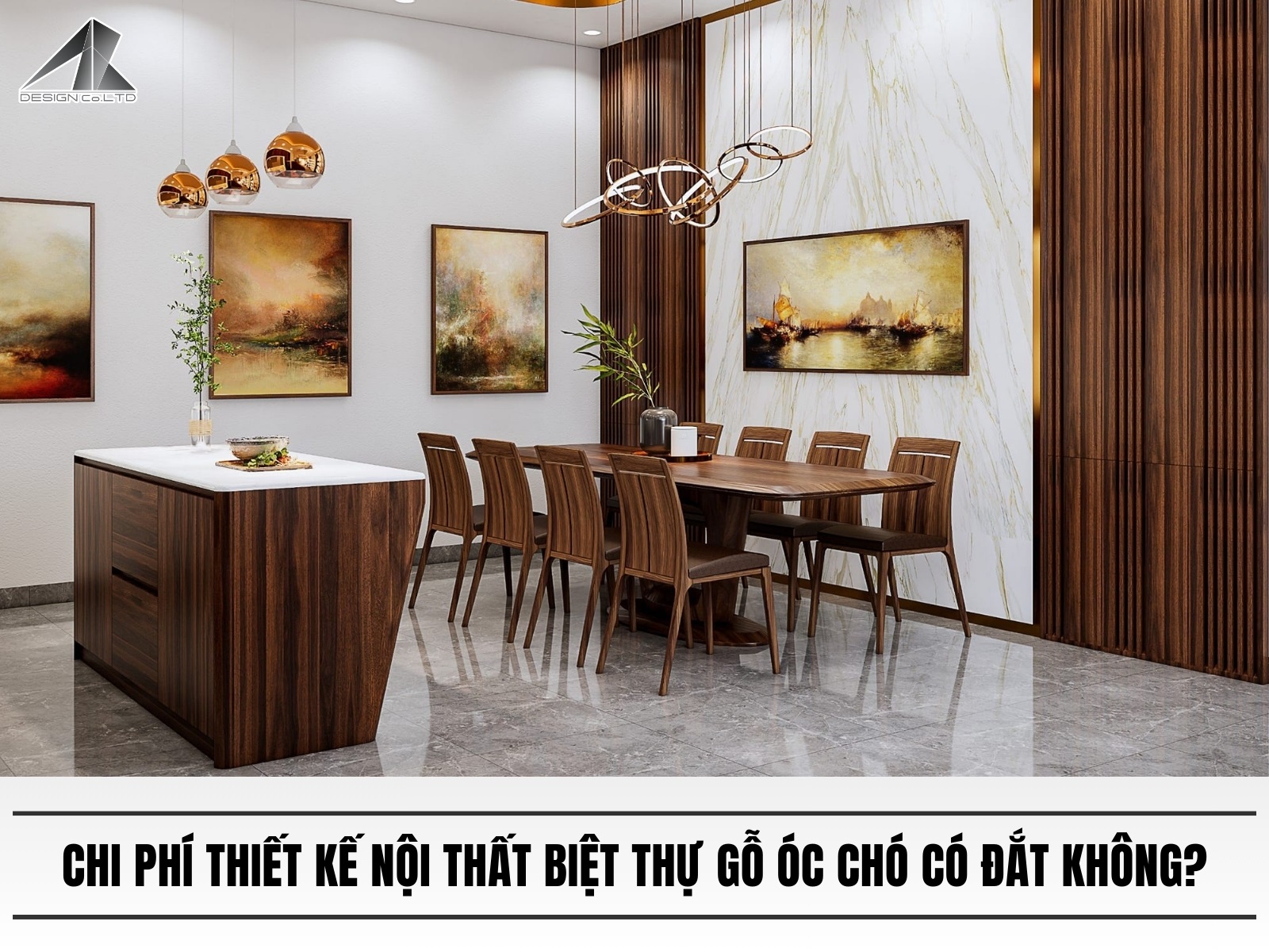 Chi phi thiet ke noi that biet thu go oc cho co dat khong?