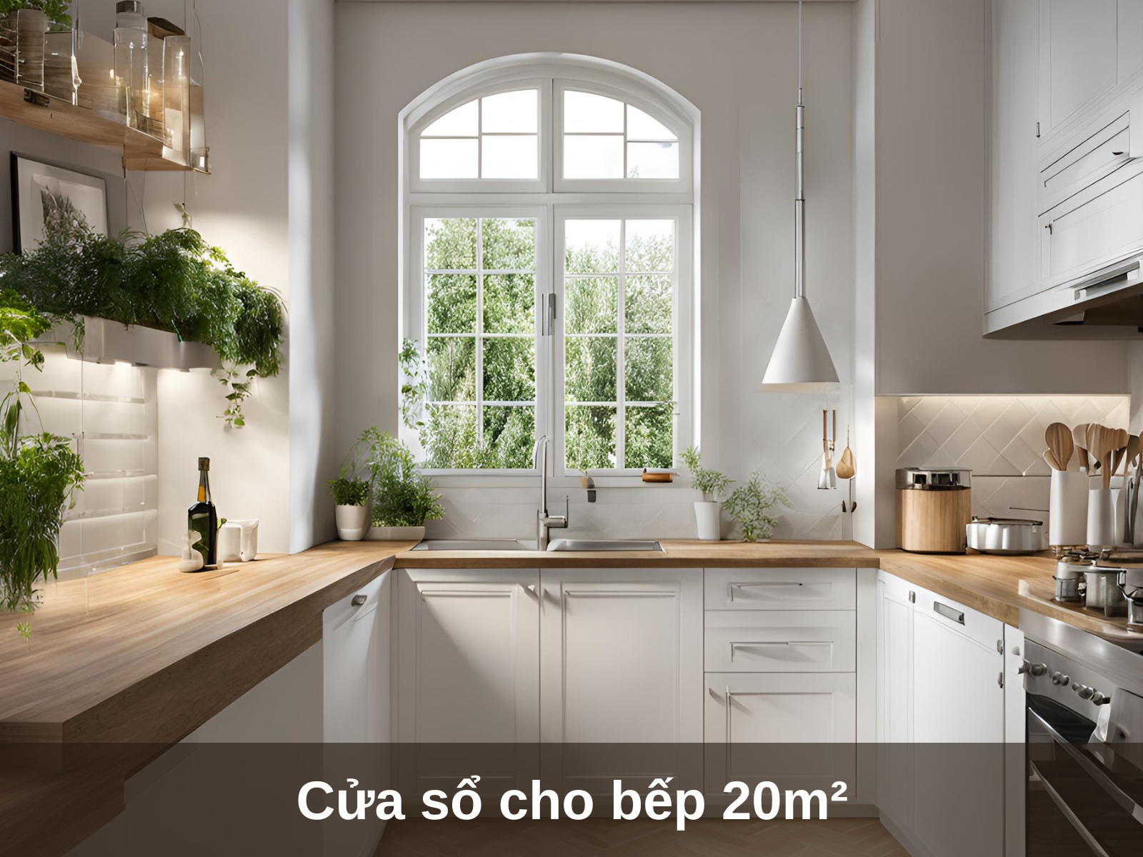 Thiet ke cua so cho bep 20m²